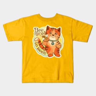 Be Nice to Bees Kids T-Shirt